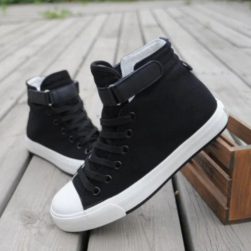High Top Canvas for Men-Fashion Breathable Sneakers-Casual Men's Shoe