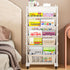 Movable Book Shelf on Wheels - Creative DIY Storage Bookcase, Display Stand