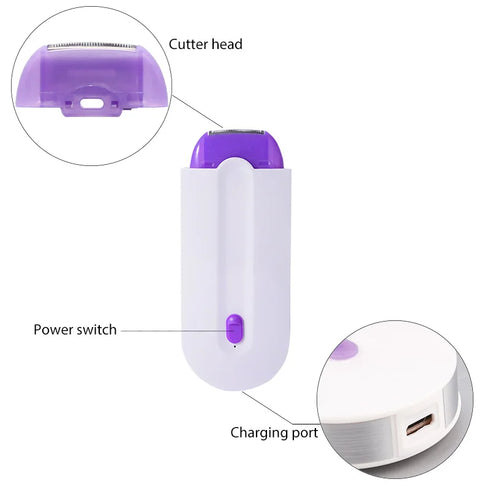 Rechargeable Laser Touch Hair Removal Device
