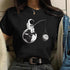 90s Girl Moon Print T Shirt for Women-Casual Tee Shirt