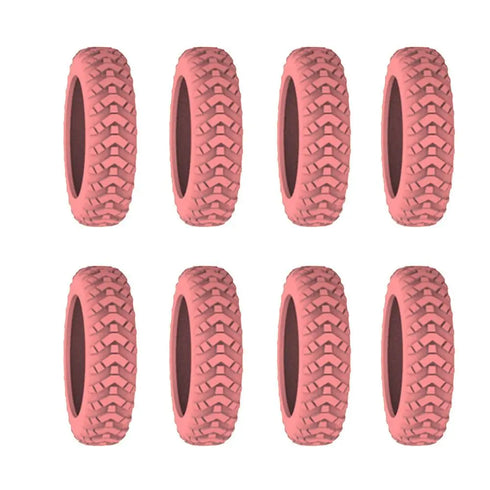 8PCS Travel Luggage Caster Shoes Silicone Suitcase Wheels Protection Cover with Silent Sound Reduce Noise Luggage Accessories