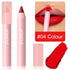 DUNUF 18-Color Waterproof Lipstick Pencil – Smudge-Proof Matte Lip Liner & Full Coverage Lipstick for Bold & Defined Lips