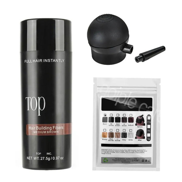 Hair Building Fiber Repair Hairline Growth Kit Spray Applicator Extension Nozzle Pump for Hair Loss Powder Sprinkler Nozzle