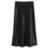 Women's Satin Ankle-Length Skirt - Elegant Casual Straight Silhouette Long Skirt for All Seasons (2025 Edition)