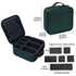 Leather Cosmetic Bag For Women - Multi-Functional Portable Travel Storage Makeup Case
