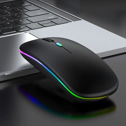 5.0 Bluetoooth Gaming Mouse-2.4GHz 1600DPI Wireless RGB Light Mouse