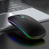 5.0 Bluetoooth Gaming Mouse-2.4GHz 1600DPI Wireless RGB Light Mouse