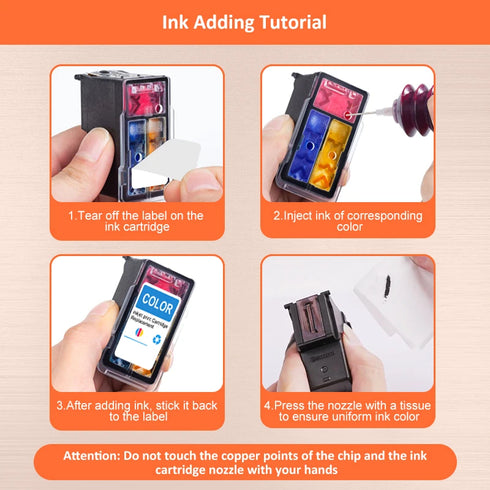 ICEHTANK Replacement For HP 304XL Ink Cartridge For HP304 Deskjet 3755 3758 Envy 5000 5010 5012 5014 5020 5030 5032 5034 5052