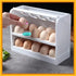New Rotating 30-Grids Egg Storage Box – 3-Tier Space-Saving Organizer