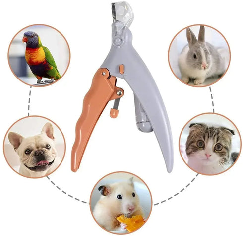 LED Pet Nail Clippers - Safe & Precise Trimming for Cats, Dogs, and Rabbits