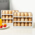 New Rotating 30-Grids Egg Storage Box – 3-Tier Space-Saving Organizer