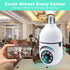 Wireless Wifi Light Bulb Camera Security Camera