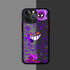 Luxury Pokemon Gengar Bumper Phone Case for iPhone SE, 7 to 15 Pro Max