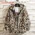 Men's Thick Leopard Print Hooded Jacket – Stylish, Warm, and Comfortable