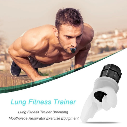 Breathing Trainer Exercise Lung Face Mouthpiece Respirator Fitness Healthy Care