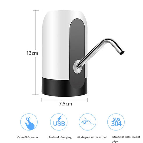 Electric Water Dispenser Pump Automatic Water Bottle USB Charging Water Pump