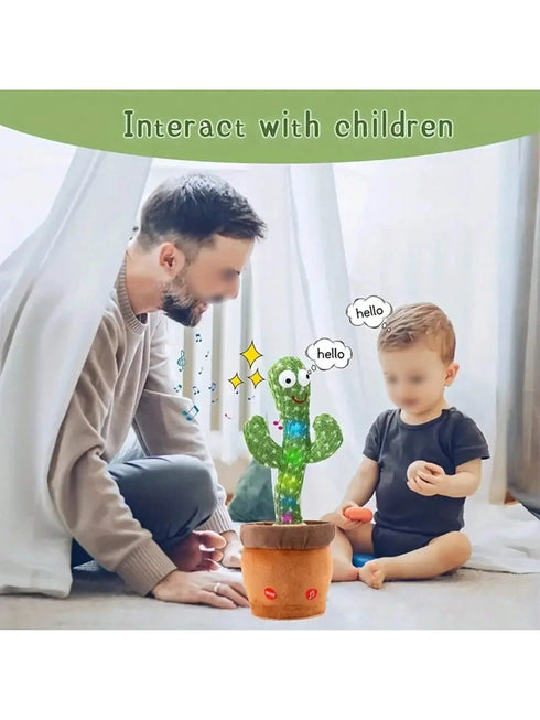 Dancing Talking Cactus Toys For Baby Boys And Girls- Singing Mimicking Recording Repeating