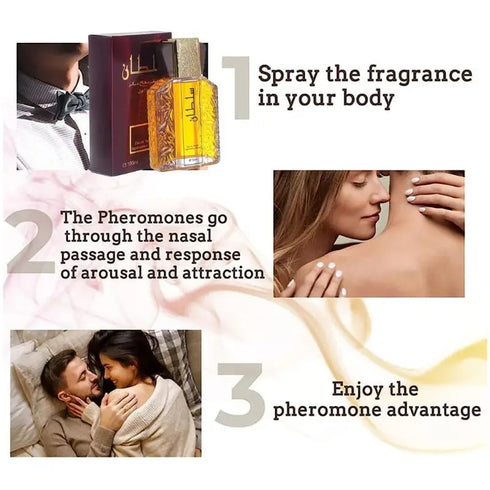 SULTAN Vaporisateur Spray 100ml - Original Men's Fragrance-Golden Essential Oil Perfume