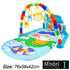 Kick and Play Piano Tummy Time Mat – Multi-Stage Baby Gym with Music & Lights