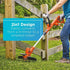 Electric String Trimmer with Auto Feed - Lightweight Design, Adjustable Handle and Height, Easy Weeding