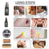 Beard Growth Kit Beard Hair Enhancer Growth Thickening Activator Beard Growth Oil Beard Balm Bamboo Brush Comb Beard Care Kit