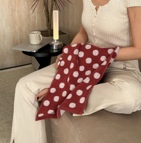 Polka Dots Cotton Soft Face Towel for Kids Absorbent Bath Towel Comfortable Cotton Household Towel Beach Towels Dropshipping