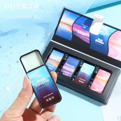 Portable Solid Perfumes Set-Fresh Body Antiperspirants-Natural Deodorant Balm