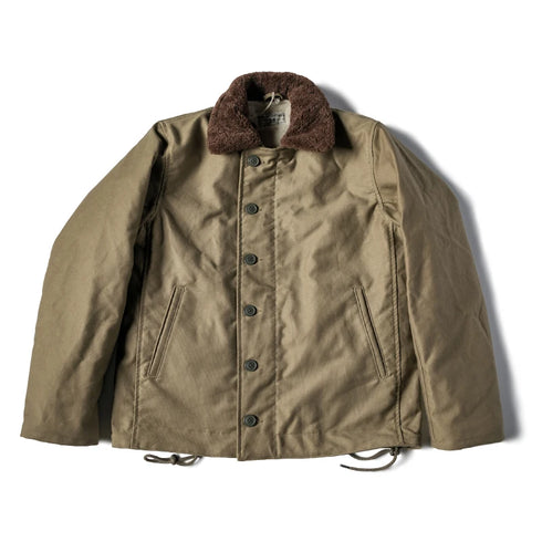 Rugged Bronson Submarine N-1 Deck Jacket – Vintage Naval Workwear with 100% Wool Lining