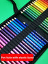 36/48/72 hole pen curtain black folding pencil case Color pencil pen insert Professional painting pencil bag student stationery