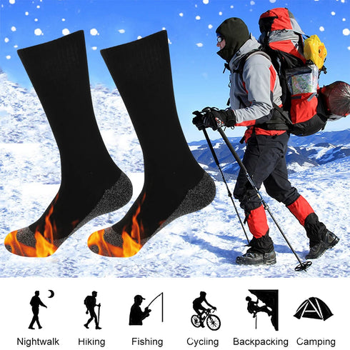 Self-Heating Thermal Socks - Acetate Fiber Breathable Compression Stockings for Women, Warm Winter Ski & Outdoor Socks
