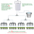 Automatic Plant Watering Pump System - Home Sprinkler Drip Irrigation Kit with Timer (2/4/8/16 Heads)