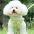 Adjustable  Dog Harness and Leash Set - Reflective Flannel Chest Harness for Dogs