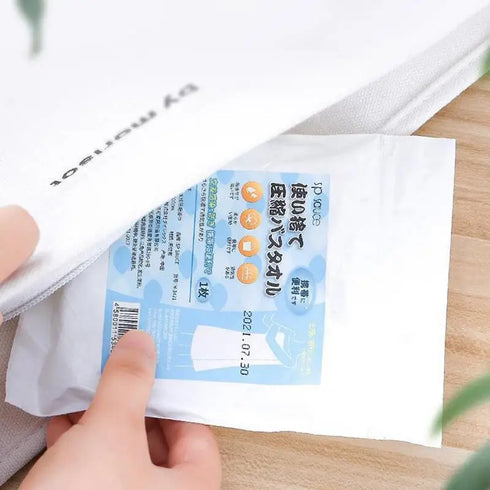 Large Compressed Bath Towel Tablets Rinse Free Bathing Wipes Compressed soft Bath Towels Thickened water uptake Shower Wipes