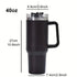 1200ml Stainless Steel Insulated Water Bottle-Thermal Flask Coffee Cup with Handle