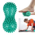 Foot Massage Roller – Peanut Double Lacrosse Spiky Ball for Foot Arch Pain