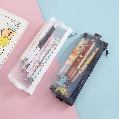 Makeup Brush Travel Case Cosmetic Toiletry Bag Organizer for Men Women Beauty Tools Mesh Kit Pouch Wash Storage Accessories