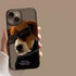Funny Sunglasses Cat and Dog Couples Phone Case for iPhone – Transparent Shockproof Bumper Cover with Animal Design