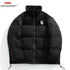 Unisex Corduroy Embroidered Winter Parka – Thick Down Cotton Jacket for Casual Streetwear