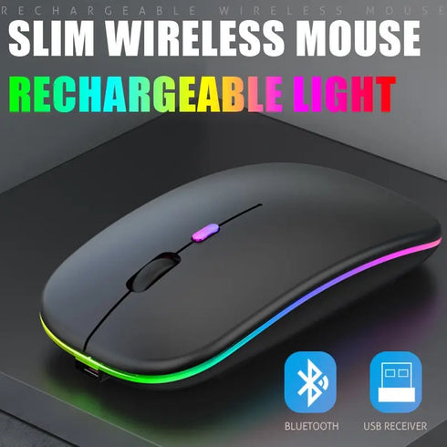 2.4G Wireless Luminous Mouse-Bluetooth Charging Mouse