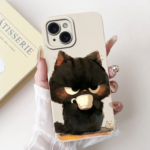 Jueeboy Protective Soft Silicone Phone Case – Cute and Artistic Designs for iPhone 14 Series