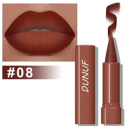 DUNUF Long-Lasting Matte Lipstick – Highly Pigmented, Lightweight & Smooth Application