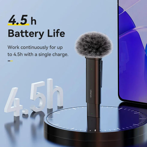 Ulanzi WM-10 Wireles Lavalier Microphone 1 to 1 Mic USB C