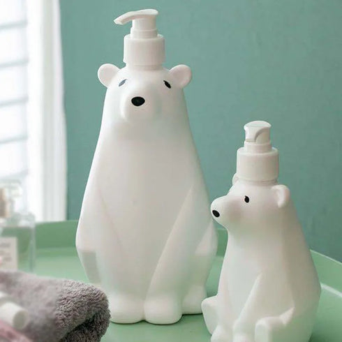 Refillable Press Dispenser Bottles for Bathroom Beauty Essentials - 300ml/450ml/900ml