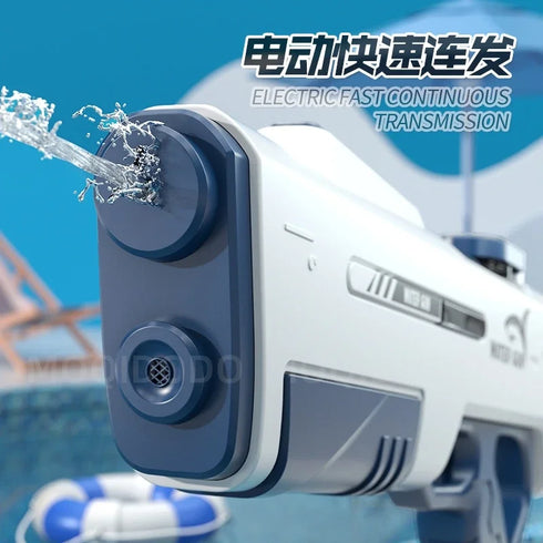 Automatic Water Gun with Large Capacity - Electric Water Absorbing Blaster for Kids