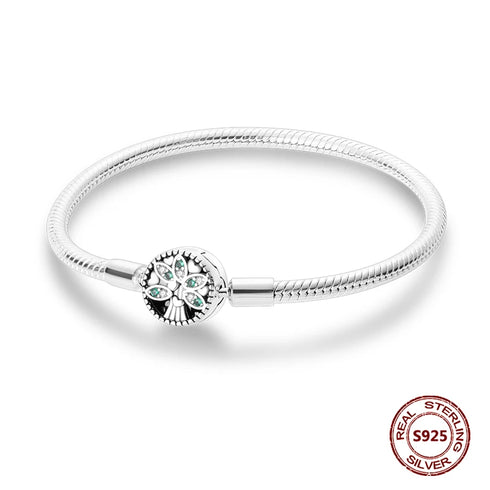 925 Sterling Silver Heart Charm Bracelet with AAA Zircon – Trendy and Elegant Jewelry for Women, Perfect for Parties & Special Occasions