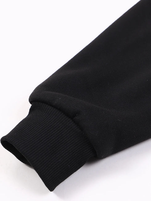 Solid Color Fleece Hoodie for Women – Loose Fit Pullover with Hood and Artificial Fur Liner