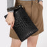 Luxury PU Leather Envelope Bag - Women's Clutches Purse - Portable Wristlet Handbag