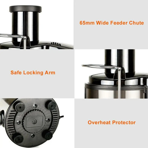 800W Juice Container, Electric Juice Machine Fruit Extractor