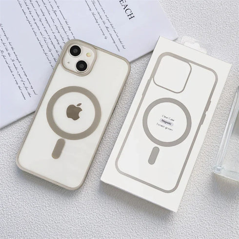 IPhone Original Clear Magsafe Phone Case-Wireless Charging Cover For iPhone