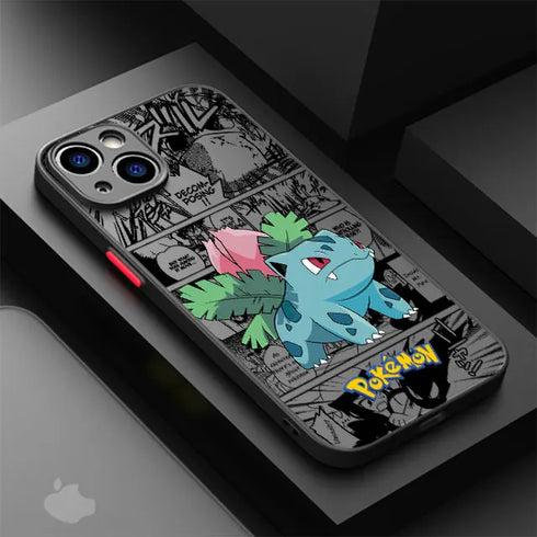 Pokemon Pikachu Gengar Phone Case for Apple iPhone 14 Pro Max 13 12 Mini XR XS X 8 Plus 15 Pro 11 Pro 7 6S SE Cover Print Soft
